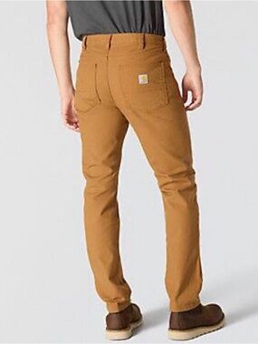 Carhartt Men's Straight Fit Work Pants in Caramel Brown NWT